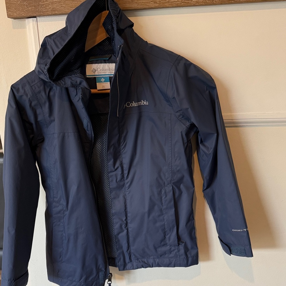 Columbia Kids Blue Raincoat